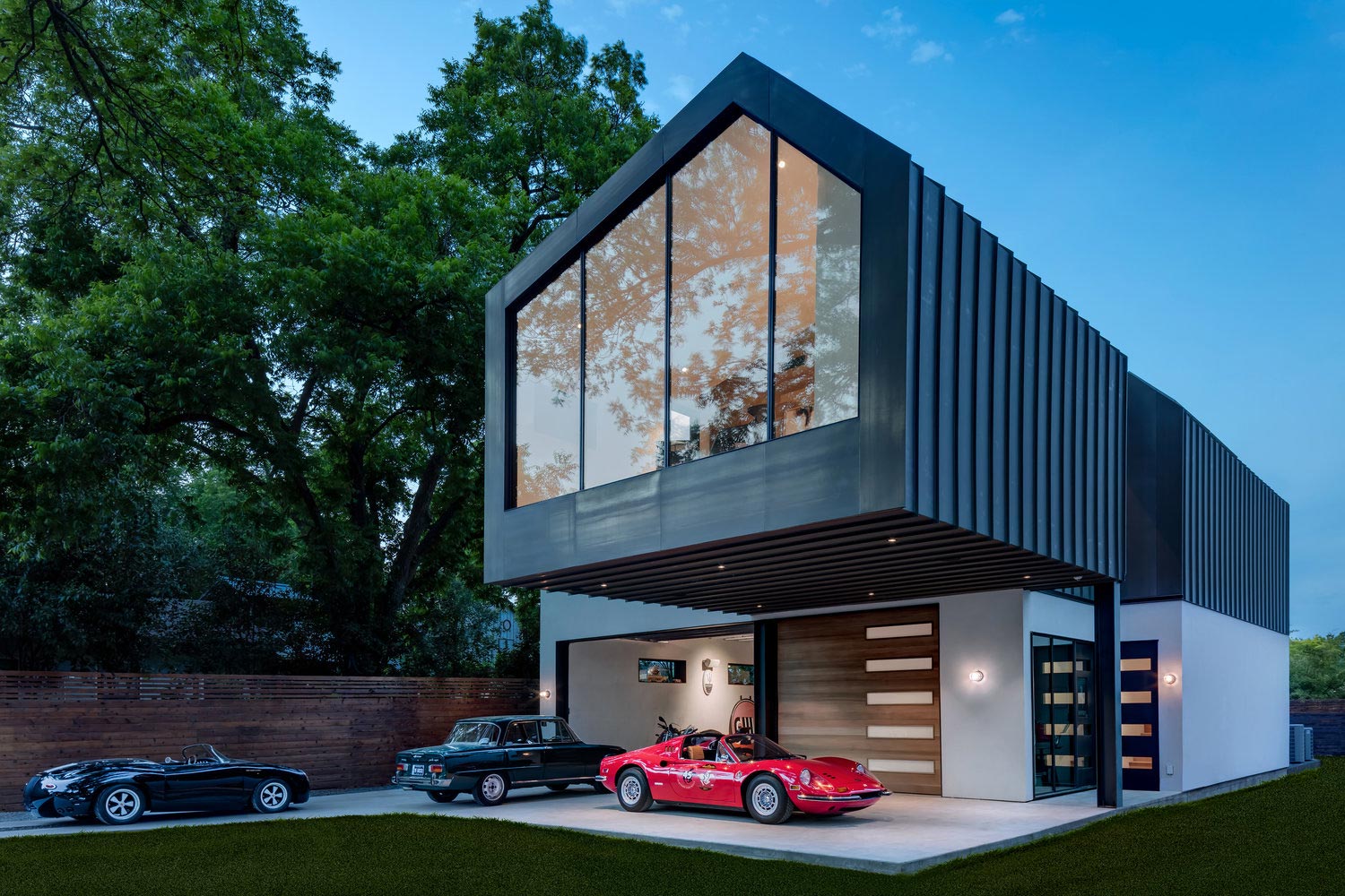 Matt Fajkus Designs The Autohaus A Asymmetric House And Showroom In Central Texas Caandesign Architecture And Home Design Blog