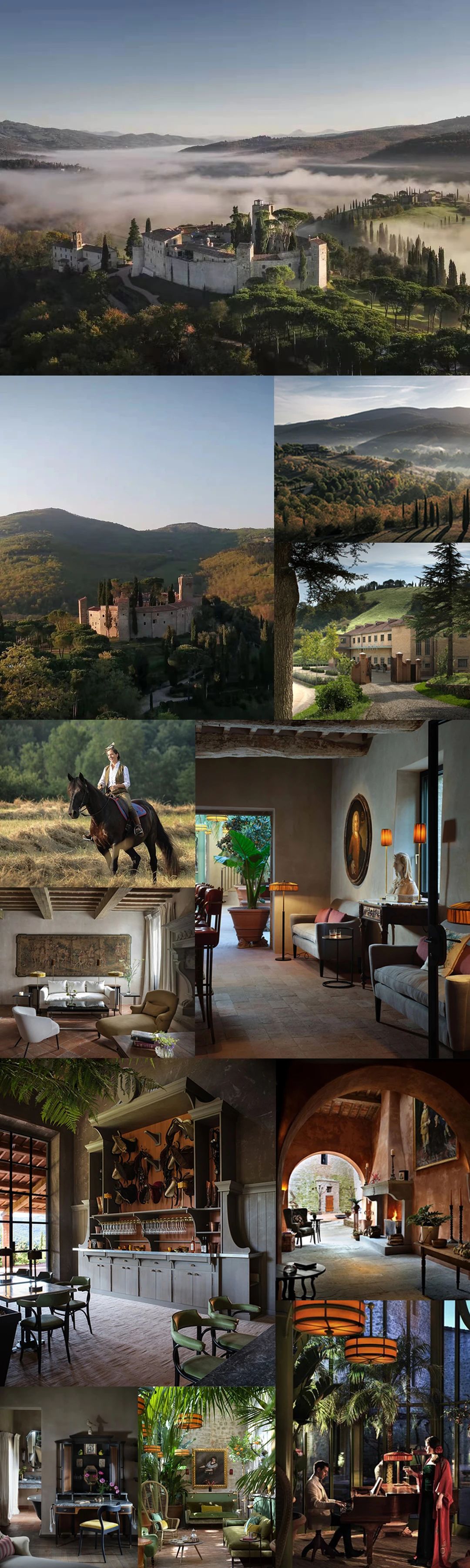 永恒的静修 一千多年历史的意大利城堡庄园酒店揭幕!