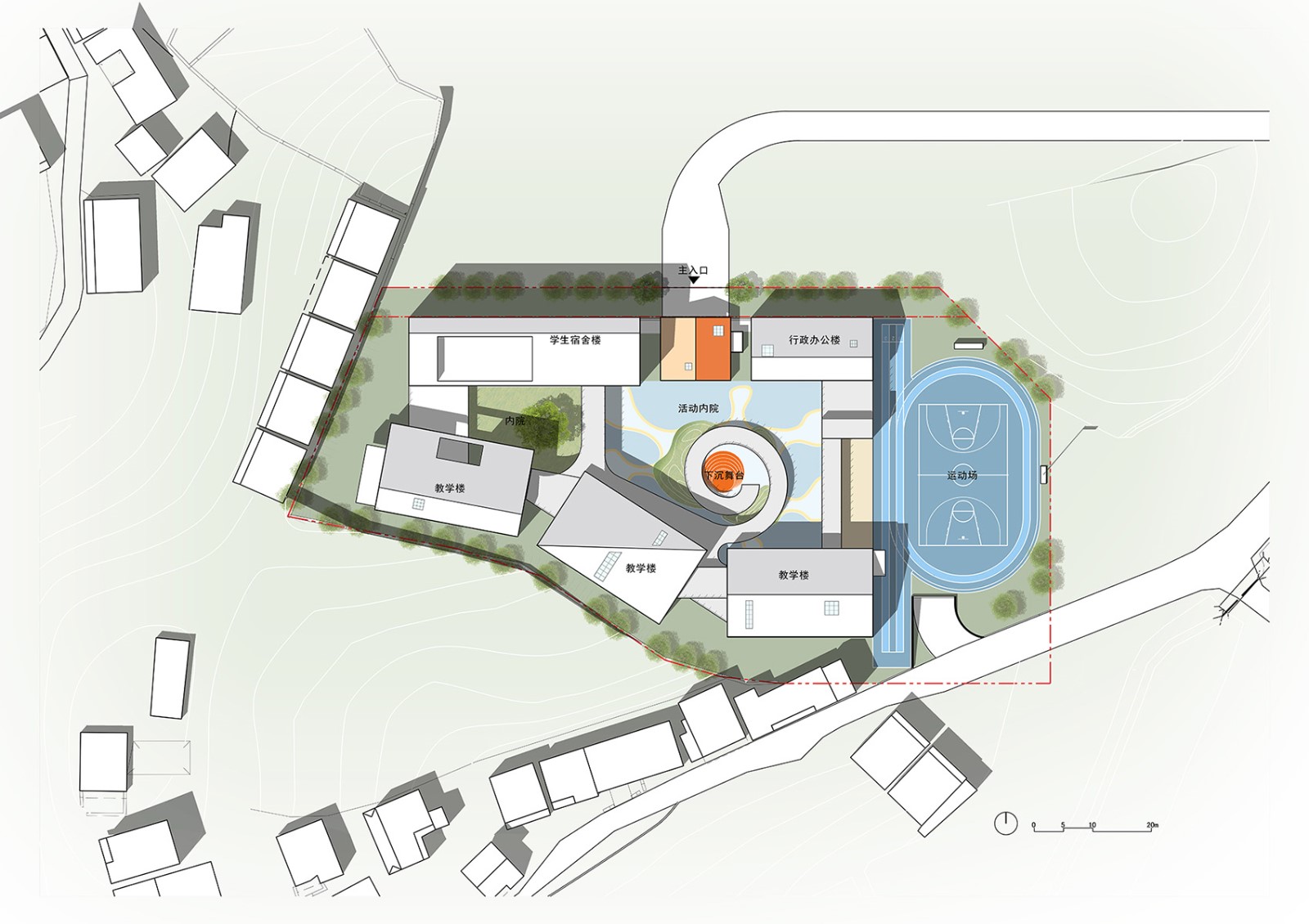 河源市特殊教育学校,广东 华南理工大学建筑设计研究院陶郅工作室