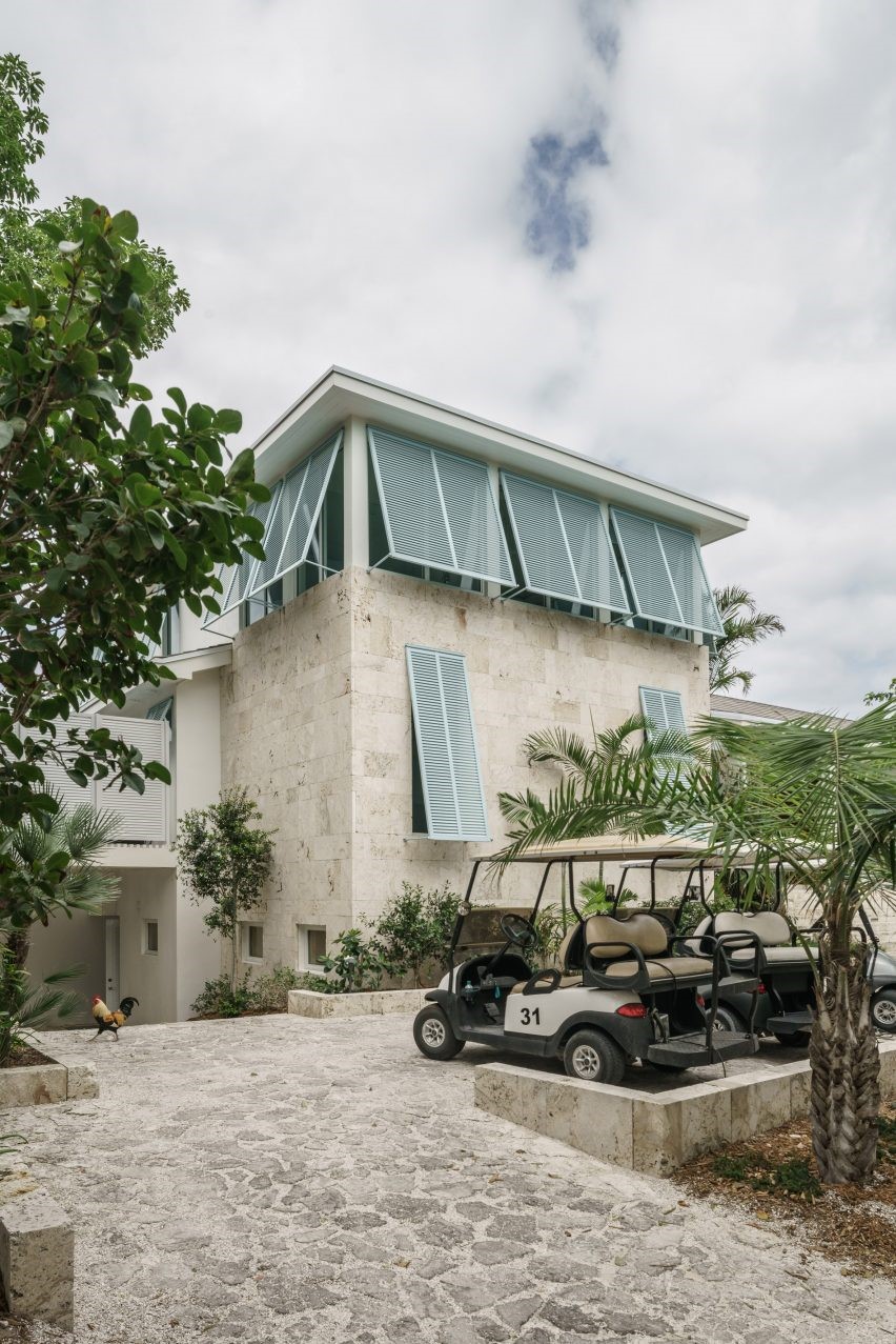 巴哈马度假屋提供"现代海岛建筑"