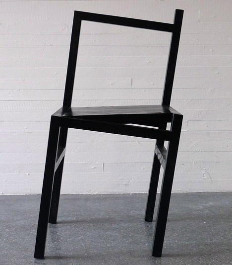 9,5° tilted chair by rasmus b. fex