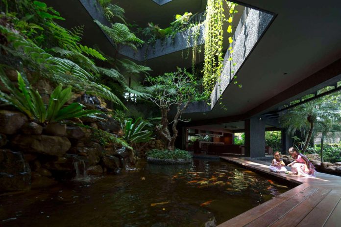 open home, a cool tropical house intended for multi generation