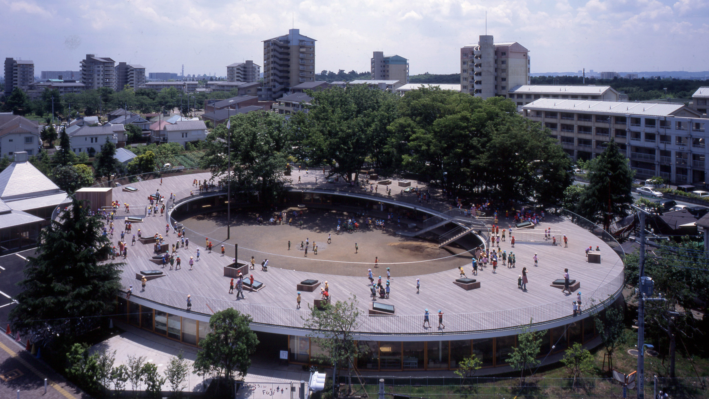 tokyo kindergarten by tezuka architects lets childre