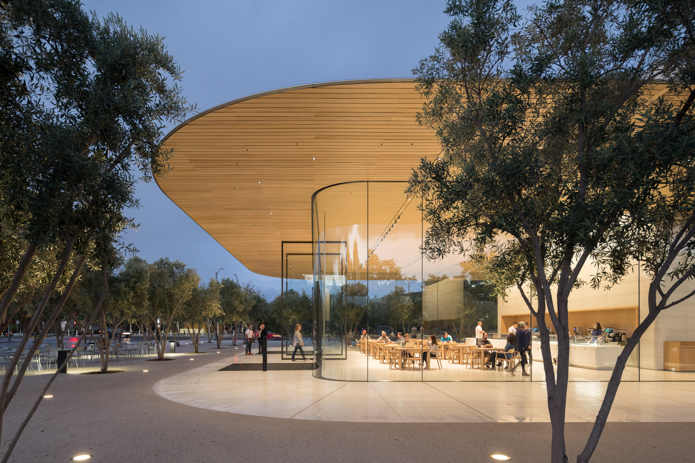 foster partners apple park visitor center opens to the public