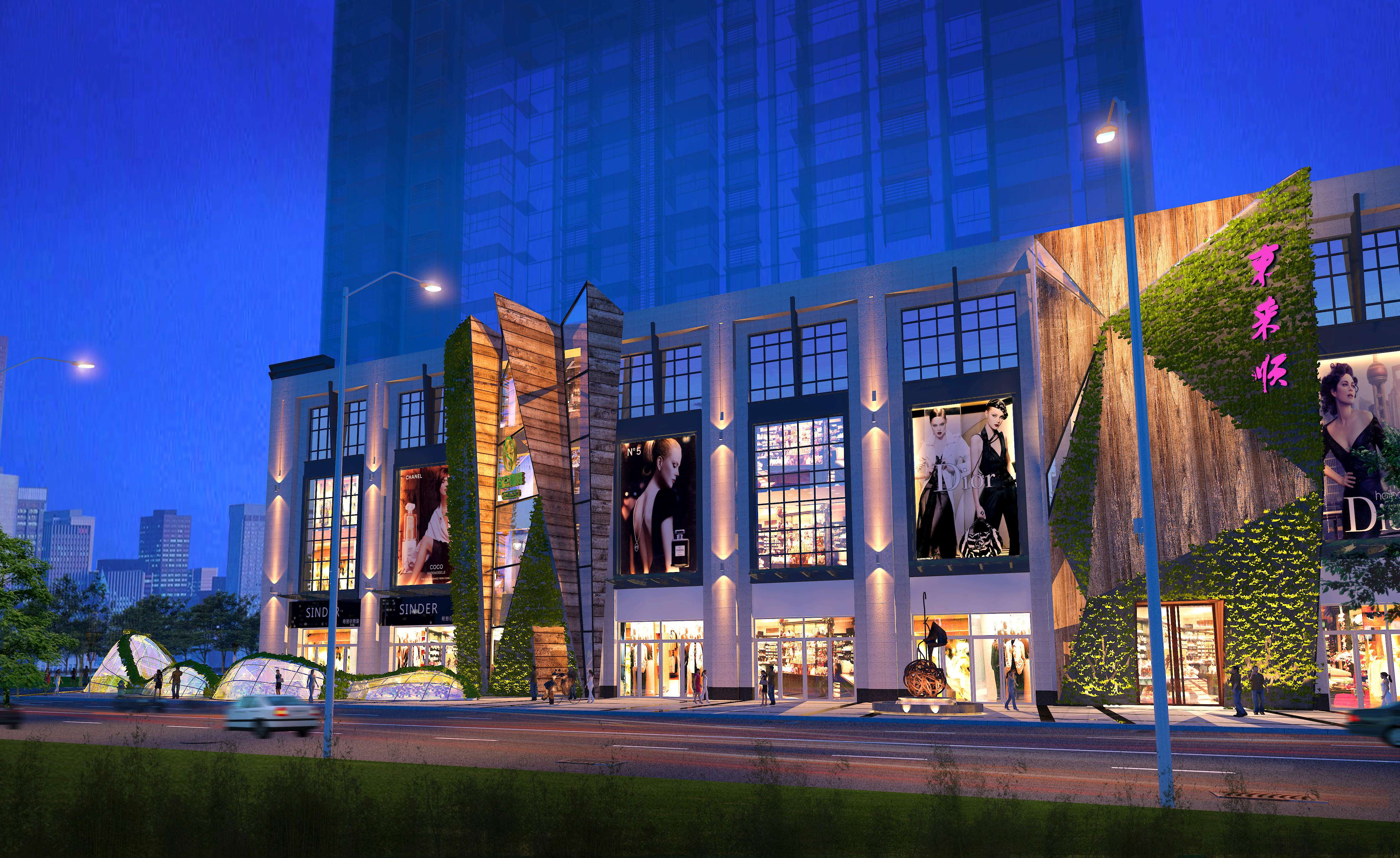 郭准 效果原图(淮安cbd)