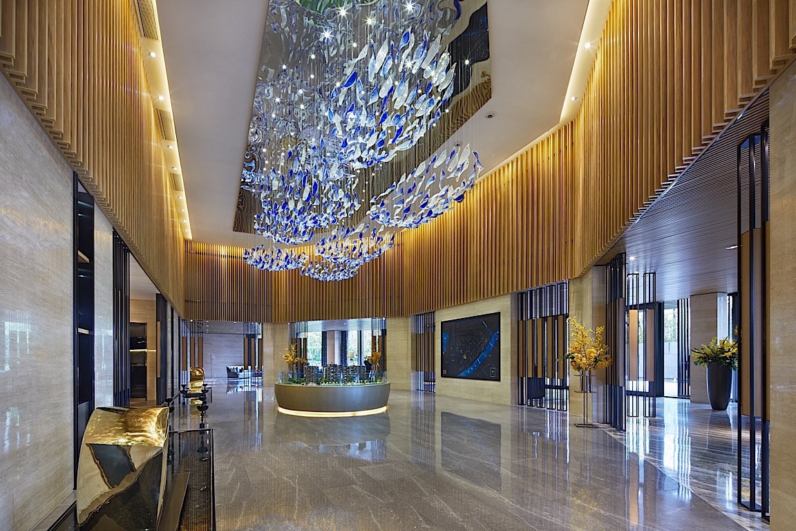 项目名称:融创候潮府售楼处 项目地点:中国杭州 建筑面积: 1180㎡