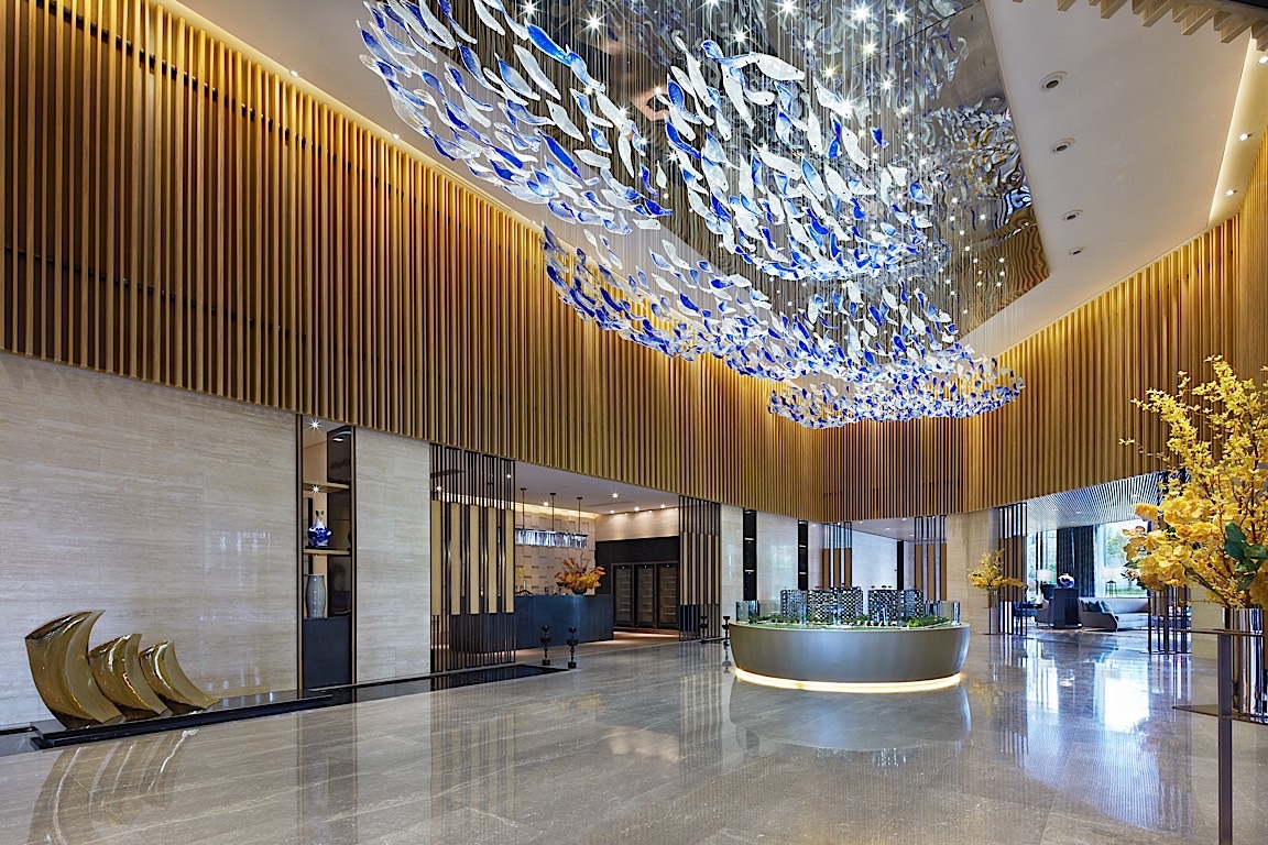 项目名称:融创候潮府售楼处 项目地点:中国杭州 建筑面积: 1180㎡