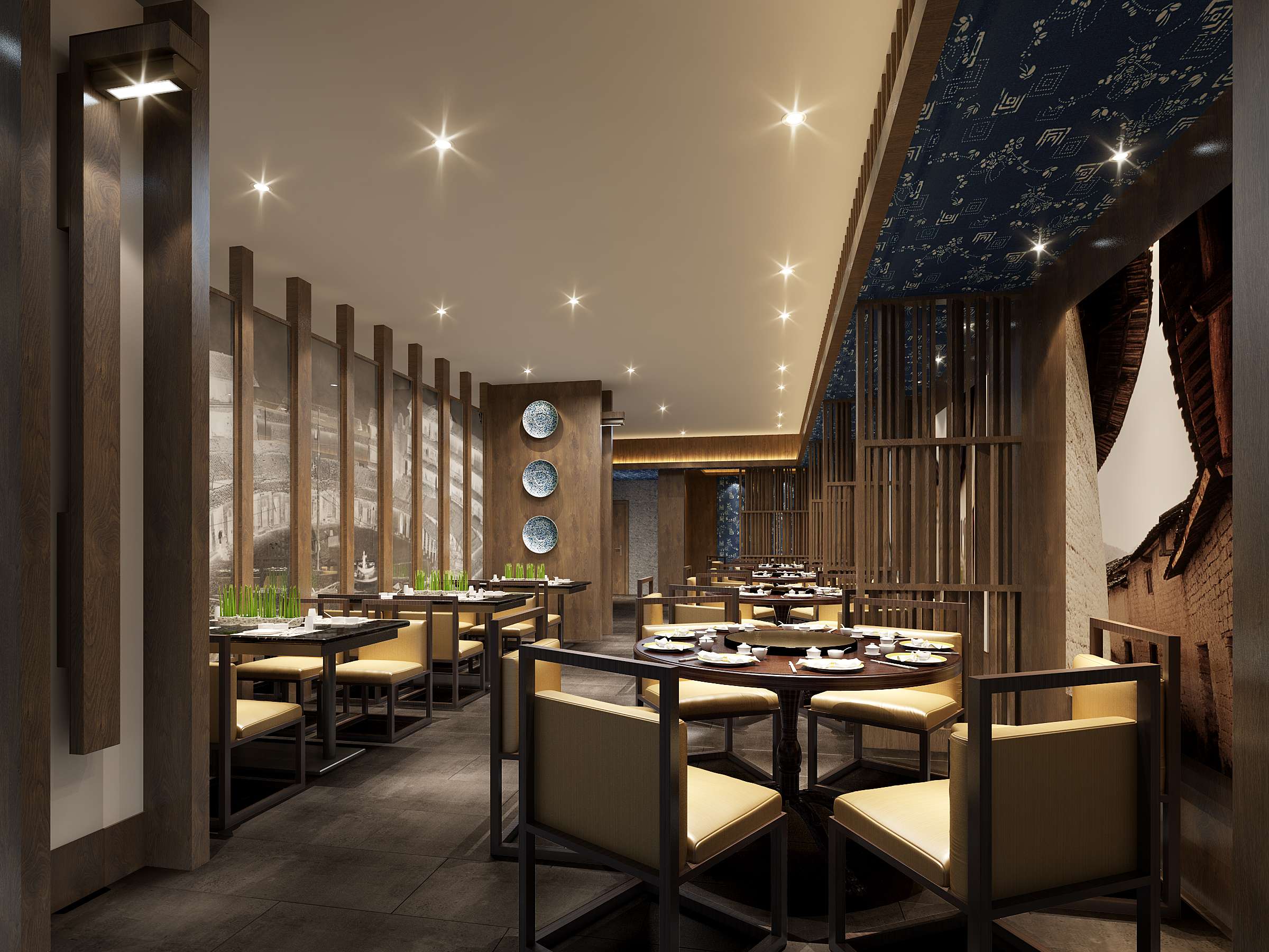 新中式 经典客家餐厅菜馆