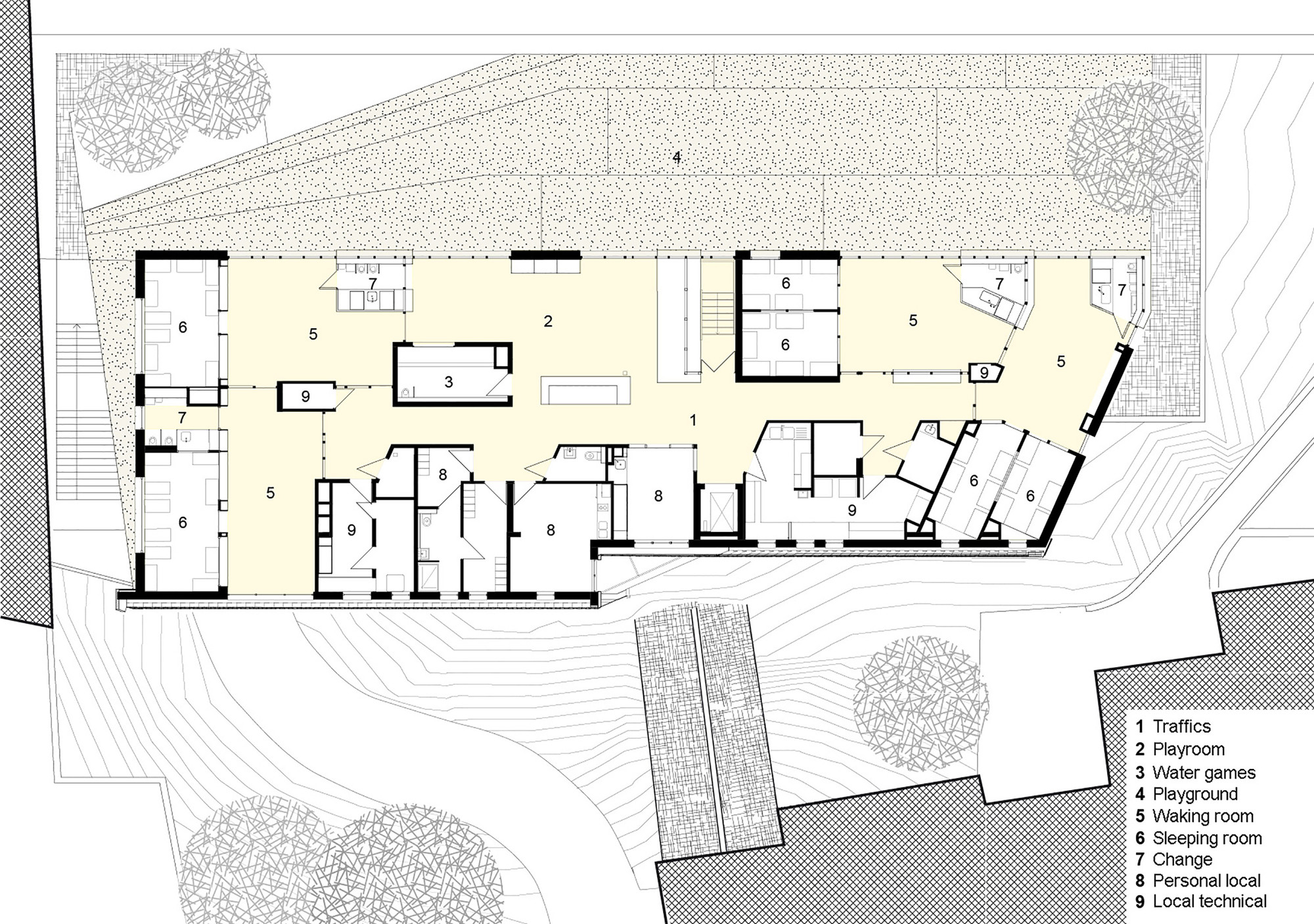 摘要托儿所 法国