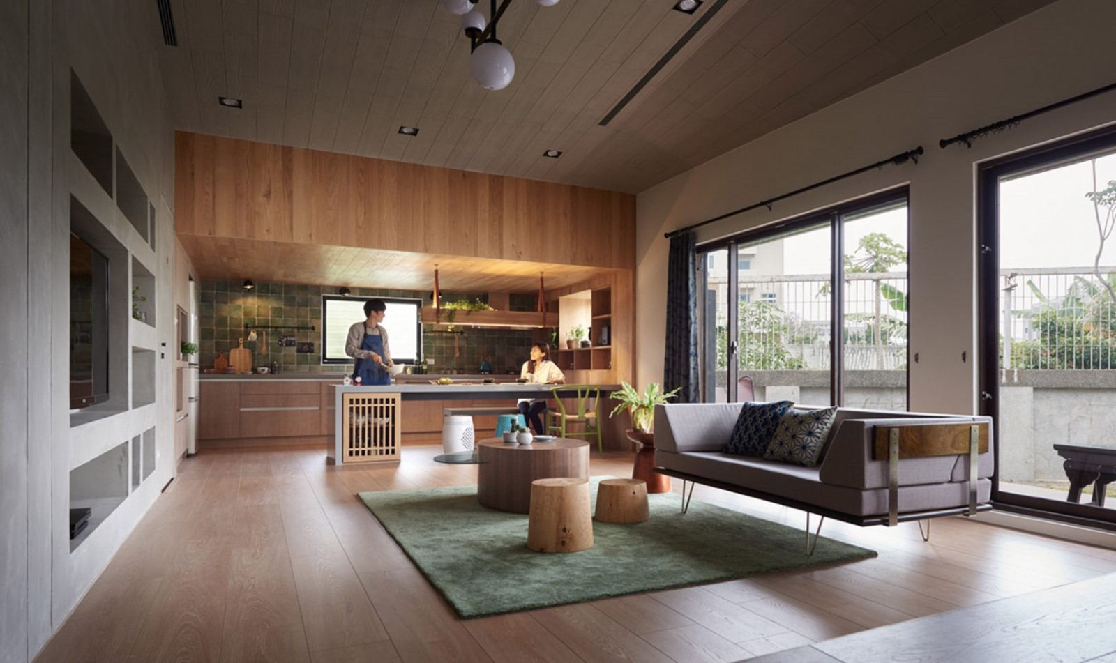 台湾"从城市走到乡村小屋"的阳光之家